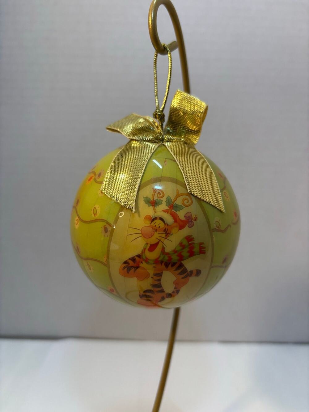 Vintage Disney's Tigger From Winne Pooh  Decoupage Christmas Ornament
